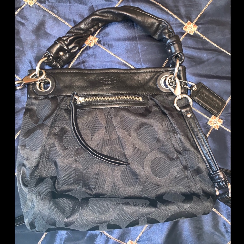 Coach Black Handbag Purse - never before used